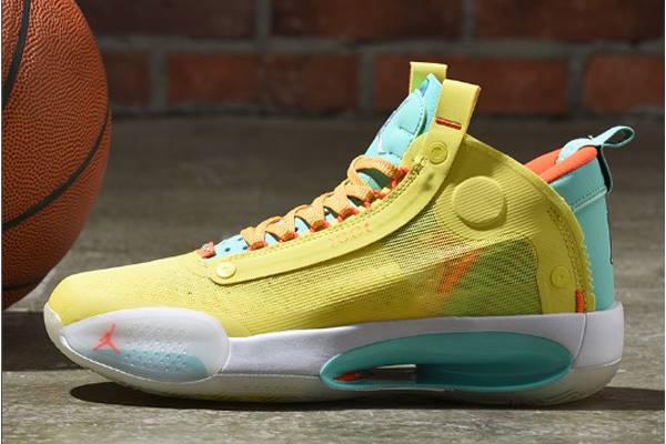 Tenisky Nike Jayson Tatum Air Jordan 34 Lemonade Panske Žlté Slovensko | SK-LAZIPH325