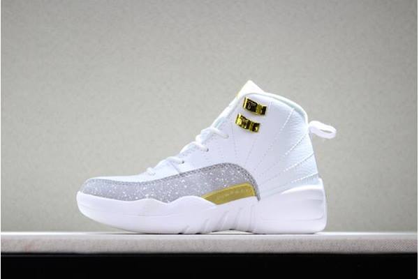 Tenisky Nike Kids Air Jordan 12 OVO Panske Biele Metal Zlate Slovensko | SK-FGNHZL574