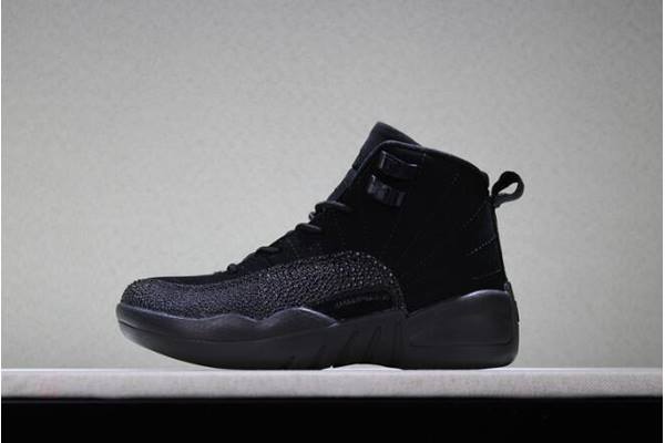 Tenisky Nike Kids Air Jordan 12 OVO Panske Čierne Slovensko | SK-QCTXAZ586