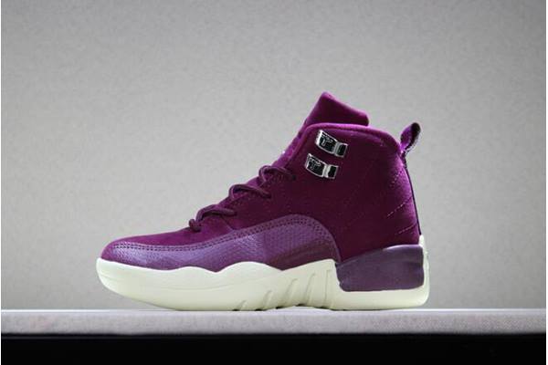Tenisky Nike Kids Air Jordan 12 Panske Bordove Metal Strieborne Slovensko | SK-OWYAFS342