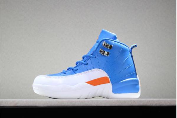Tenisky Nike Kids Air Jordan 12 Panske Modre Biele Oranžové Slovensko | SK-OSXTFD394