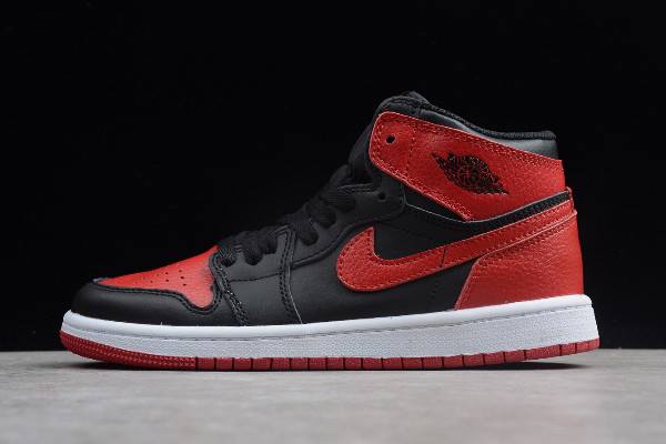 Tenisky Nike Kids Air Jordan 1 AJ1 High OG Banned Panske Biele Červené Slovensko | SK-AWQCSB251