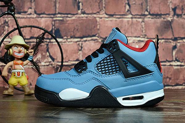 Tenisky Nike Kids Air Jordan 4 Travis Scott Panske Modre Čierne Červené Slovensko | SK-HAENJX795