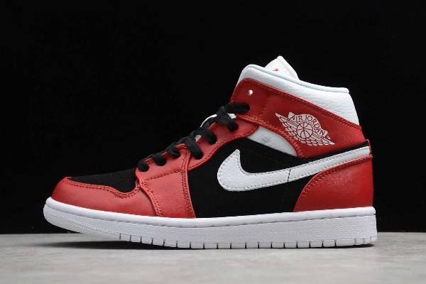 Tenisky Nike Klasické Air Jordan 1 Stredne Chicago Gym Panske Červené Čierne Slovensko | SK-ILZBEA140