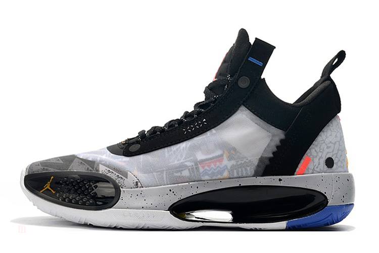 Tenisky Nike Lateset Air Jordan 34 Low Panske Biele Čierne Ruzove Modre Slovensko | SK-VEGAJX074