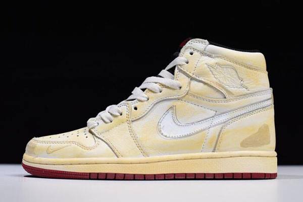 Tenisky Nike Nigel Sylvester x Air Jordan 1 High OG Sail/Varsity Panske Červené Strieborne Biele Slovensko | SK-ETBUAQ094