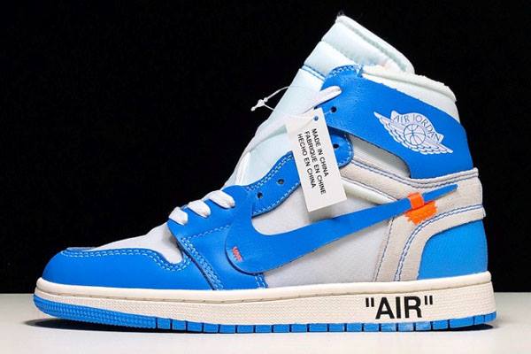 Tenisky Nike Off White Air Jordan 1 UNC Damske Biele Slovensko | SK-NPCQGL514