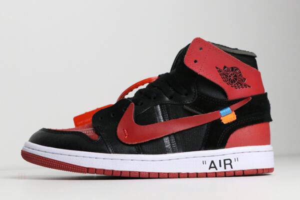 Tenisky Nike Off-White x Air Jordan 1 Banned Panske Biele Čierne Červené Biele Slovensko | SK-KFOAGZ185