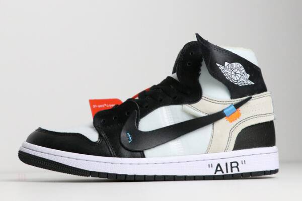 Tenisky Nike Off-White x Air Jordan 1 Panske Biele Čierne Slovensko | SK-RTGKHV509