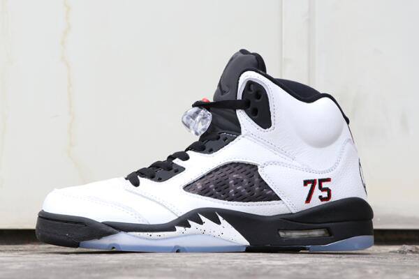Tenisky Nike PSG x Air Jordan 5 Friends and Family Panske Biele Čierne Slovensko | SK-FHCSTZ439