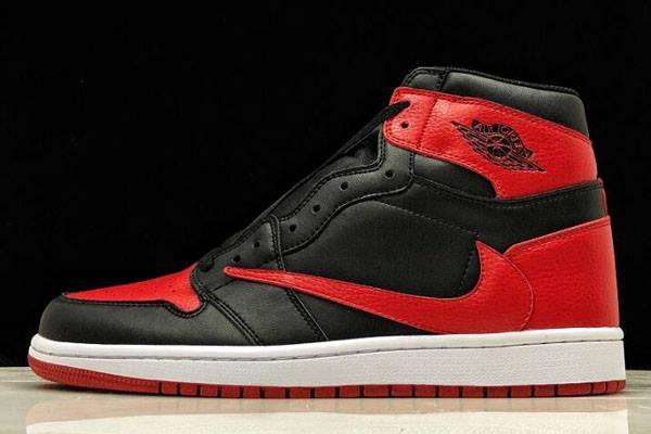 Tenisky Nike Travis Scott x Air Jordan 1 High OG Banned Panske Čierne Červené Biele Slovensko | SK-TOQGSH169