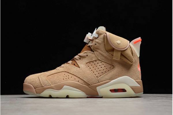 Tenisky Nike Travis Scott x Air Jordan 6 British Panske Hnedožltý Slovensko | SK-TCJSEF641