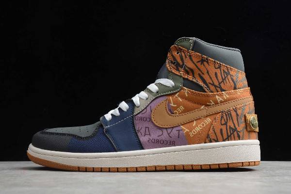 Topanky Nike Air Jordan 1 High OG Cactus Jack Panske Zelene Slovensko | SK-RKAXMO067