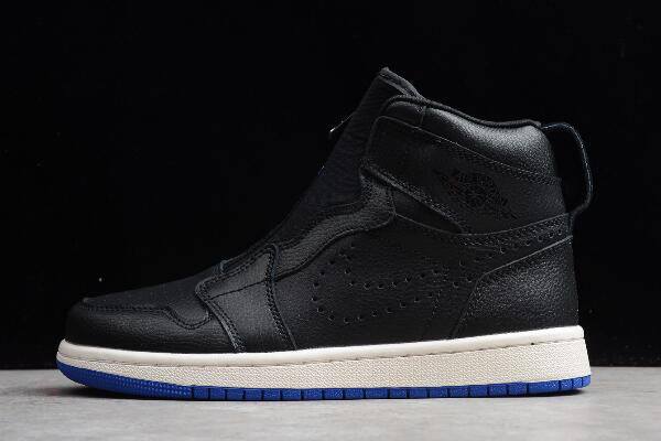 Topanky Nike Air Jordan 1 High Zip Panske Čierne Kráľovská Modrá Slovensko | SK-HXQUWE410