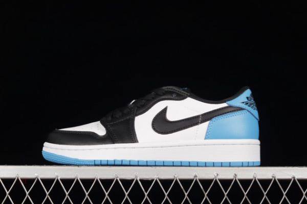 Topanky Nike Air Jordan 1 Low OG UNC Panske Čierne Biele Slovensko | SK-BNVPLU841