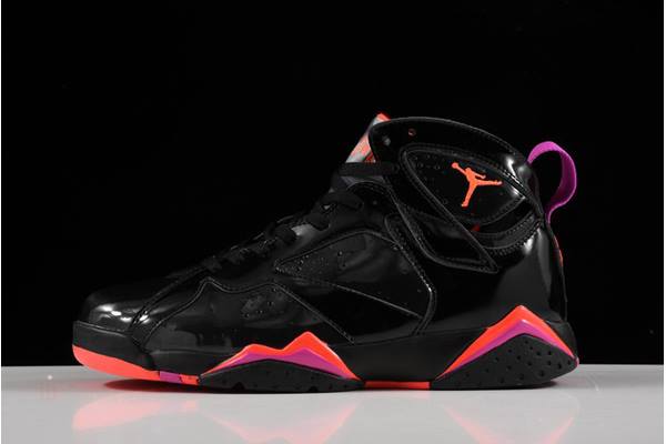 Topanky Nike Air Jordan 7 Retro Lakovane Kozene Men Panske Čierne Slovensko | SK-VLAOFW783