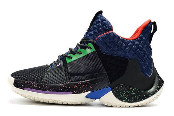 Topanky Nike Jordan Why Not Zer0.2 Panske Čierne Námornícka Modrá Modre Červené Slovensko | SK-EUVZPY239
