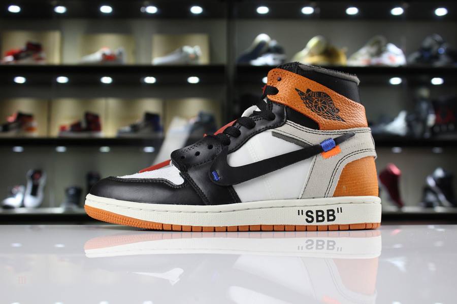 Topanky Nike OFF-WHITE x Air Jordan 1 Retro High OG 10X Shattered Backboard Panske Biele Slovensko | SK-ZHYXCP681